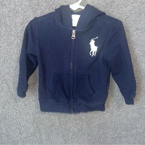 Boys Polo zip up sweater